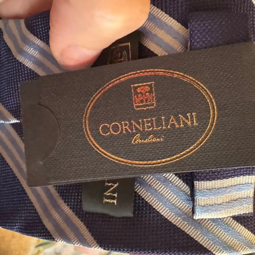 Corneliani blue striped
